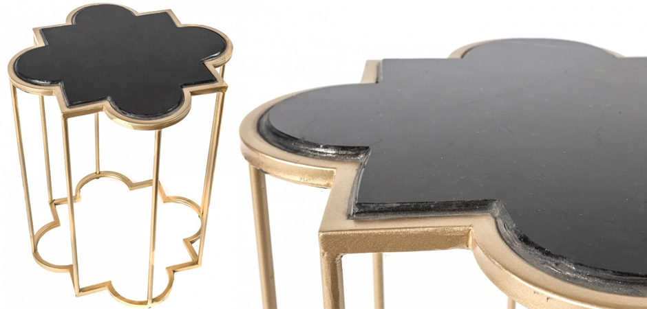 Приставной стол Marble Countertop gold Приставной стол Marble Countertop gold - Loft-Concept в Самаре