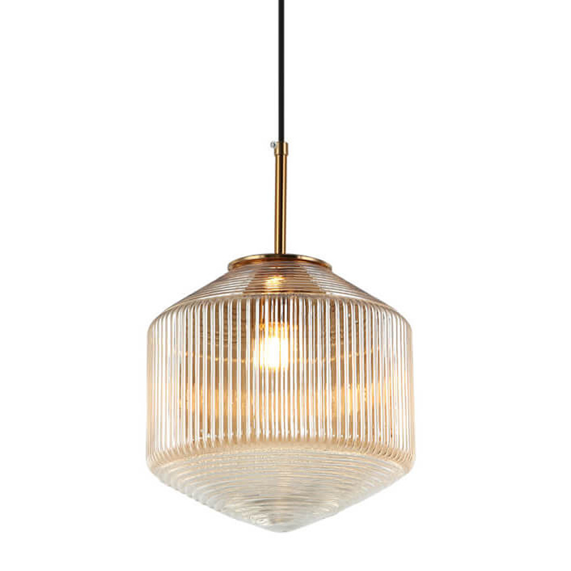 Подвесной светильник Clear Glass Pendant gold Бронза Золотой в Самаре | Loft Concept 