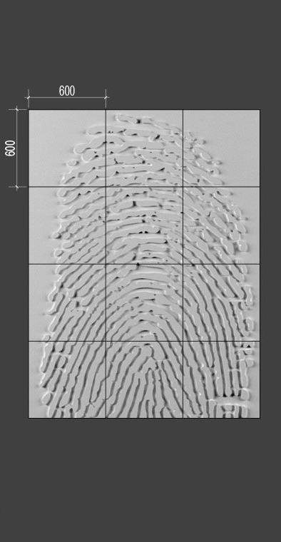 Барельеф FINGERPRINT в Самаре