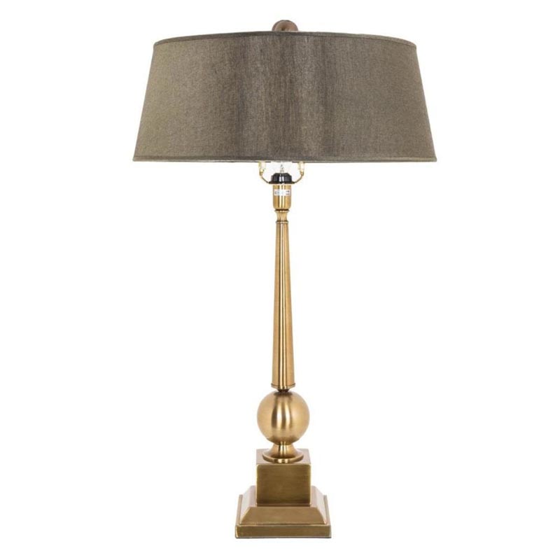 Настольная лампа Neville Table Lamp Латунь Бронза в Самаре | Loft Concept 