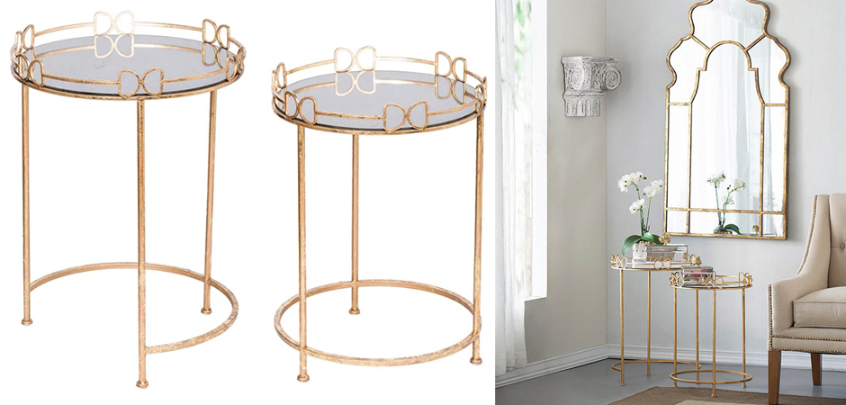 Приставной столик Round Table gold Приставной столик Round Table gold - Loft-Concept в Самаре