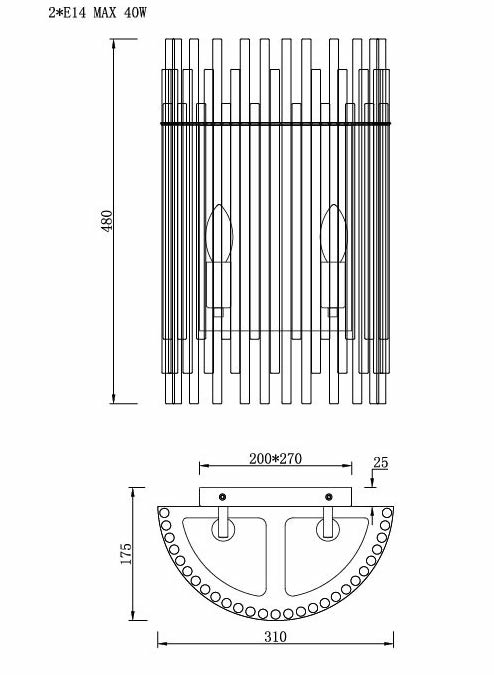 Бра Nembus Chromium Sconces в Самаре