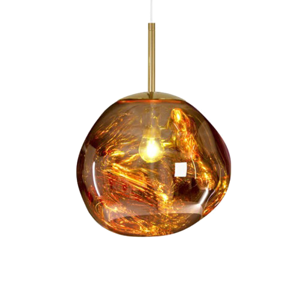 Подвесной светильник Tom Dixon Melt Pendant Gold Золотой Янтарь (Amber) в Самаре | Loft Concept 