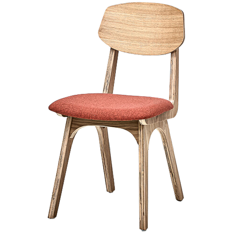 Стул Ailde Stool coral Древесина Коралловый в Самаре | Loft Concept 