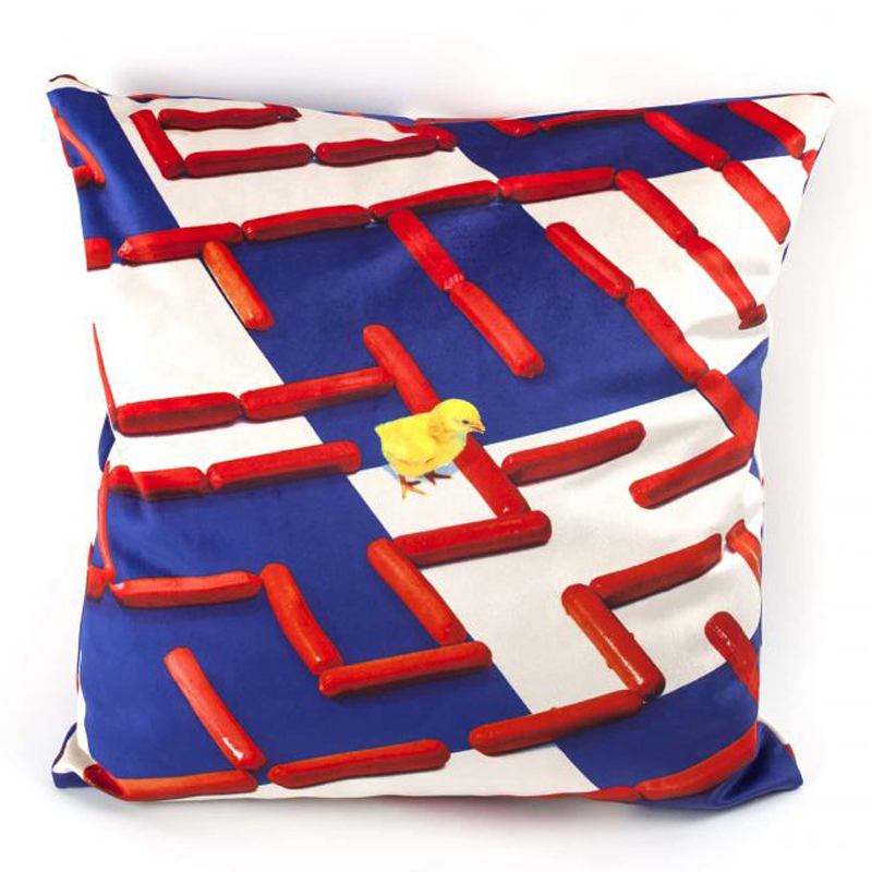 Подушка Seletti Cushion Labyrinth Мульти в Самаре | Loft Concept 