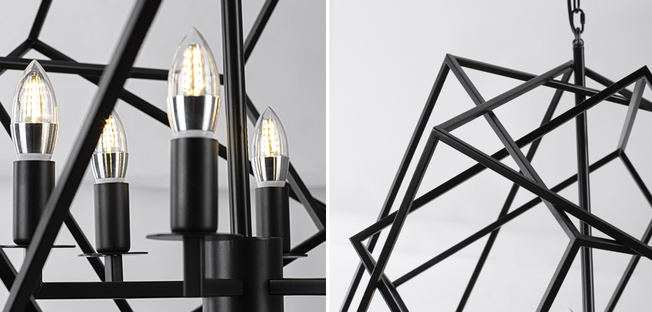 Люстра Cubist Small Chandelier Black Люстра Cubist Small Chandelier Black - Loft-Concept в Самаре