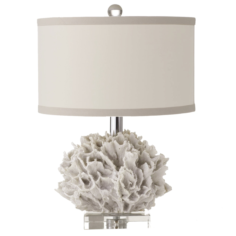 Настольная лампа Yvette Coral Table lamp Белый ivory ( слоновая кость ) в Самаре | Loft Concept 