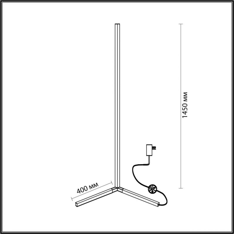 Торшер Светодиодный Trumpet tube 145см в Самаре