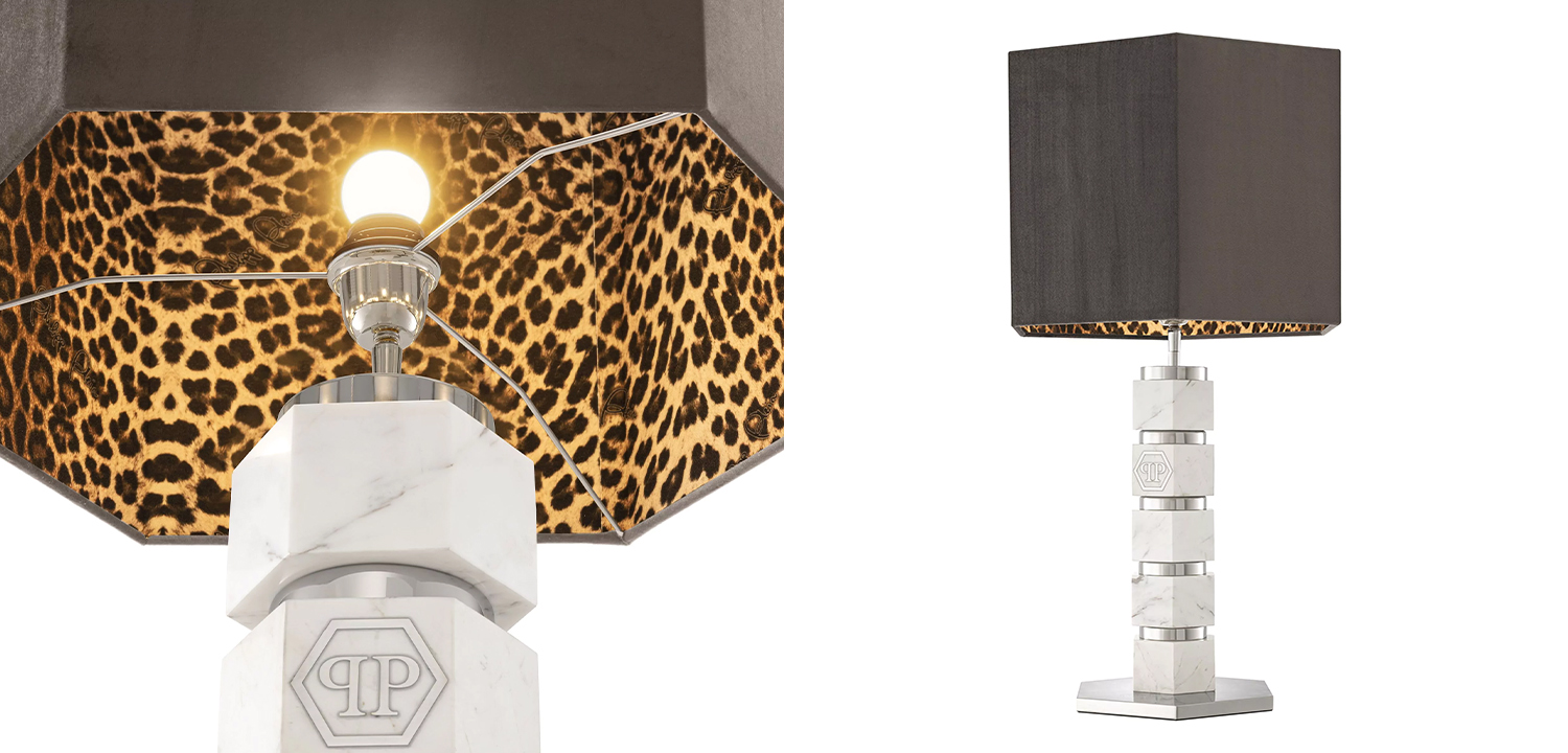 Настольная лампа Philipp Plein Table Lamp Hexagon - фото