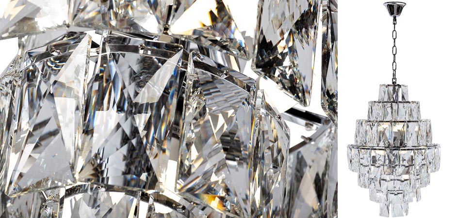 Люстра Tiers Crystal Light Chandelier 16 Люстра Tiers Crystal Light Chandelier 16 - Loft-Concept в Самаре