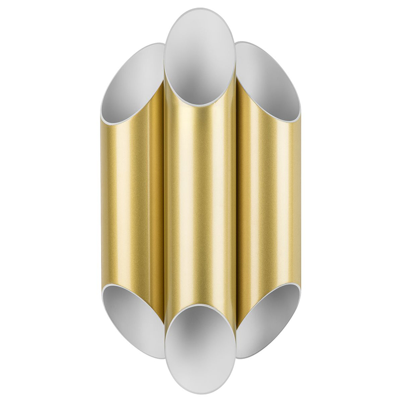 Бра Garbi Trio Gold Pipe Organ Sconce Золотой Белый в Самаре | Loft Concept 