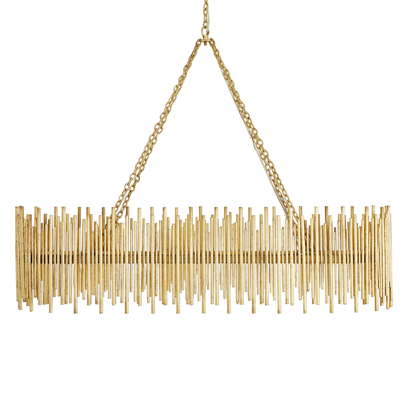 Люстра Arteriors PRESCOTT OVAL CHANDELIER Золотой в Самаре | Loft Concept 