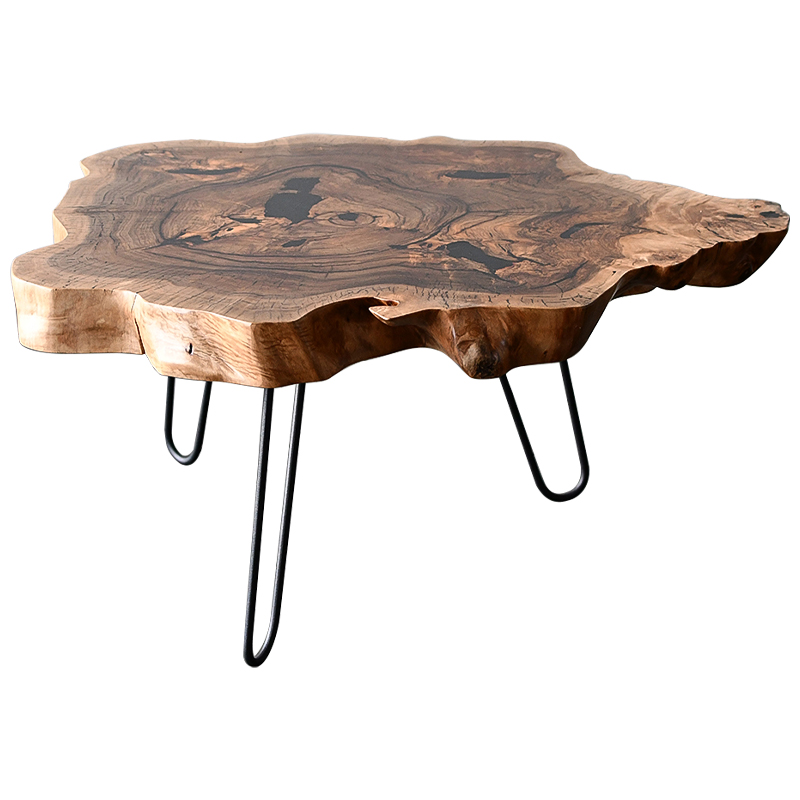 Кофейный стол Rohan Industrial Metal Rust Coffee Table Коричневый Черный в Самаре | Loft Concept 