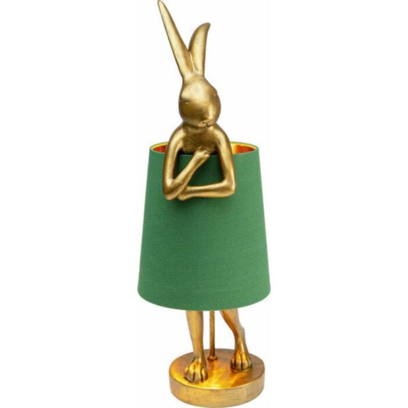 Настольная лампа Golden Hare/ green lampshade Золотой Зеленый в Самаре | Loft Concept 