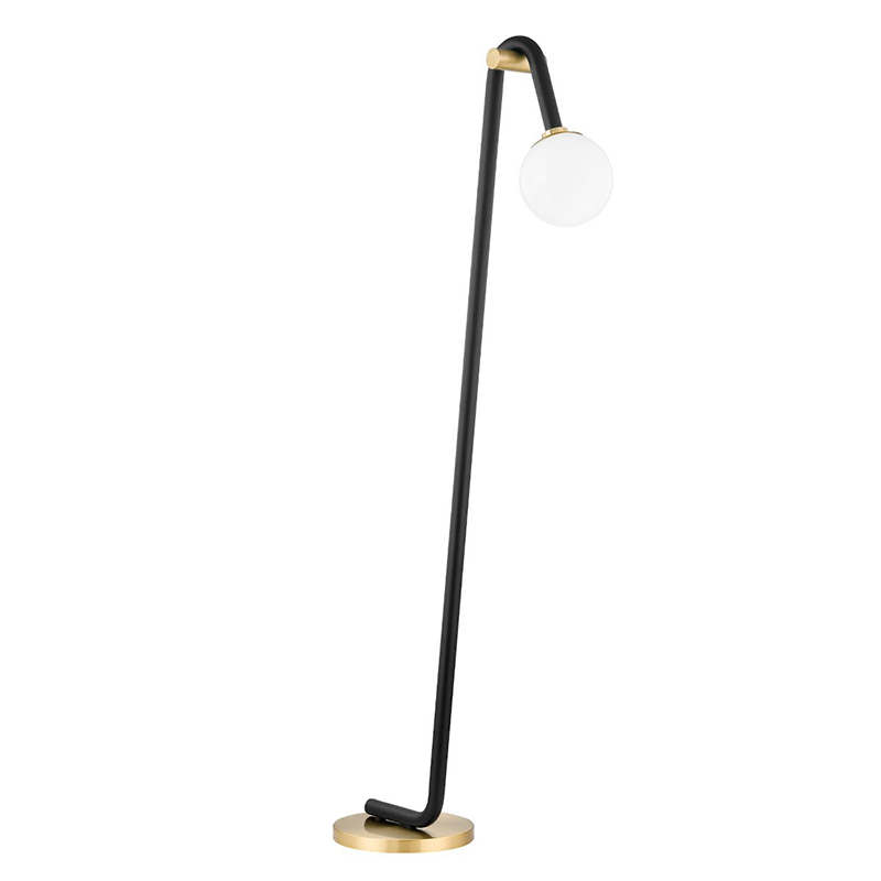 Торшер Paulson floppy floor lamp gold Черный Золотой в Самаре | Loft Concept 