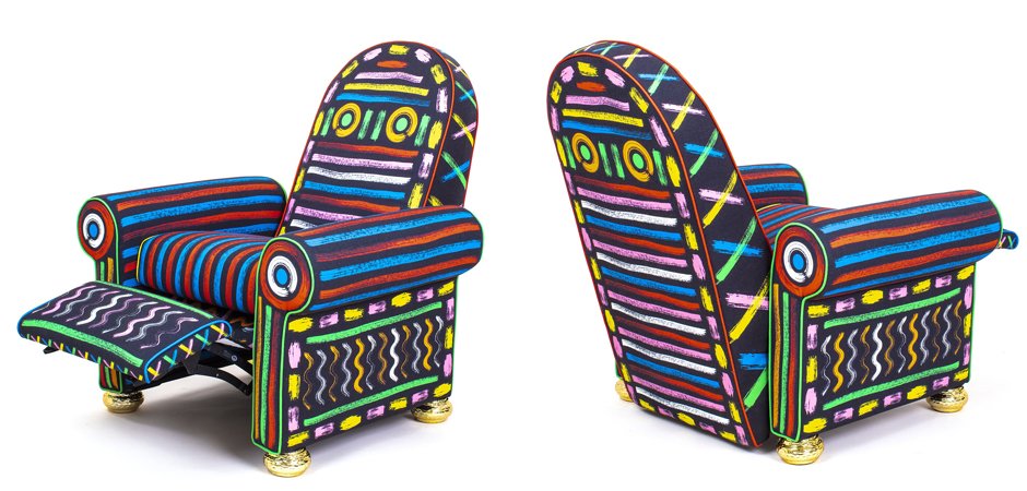 Кресло Seletti Lazy Painter Azteca - фото №1