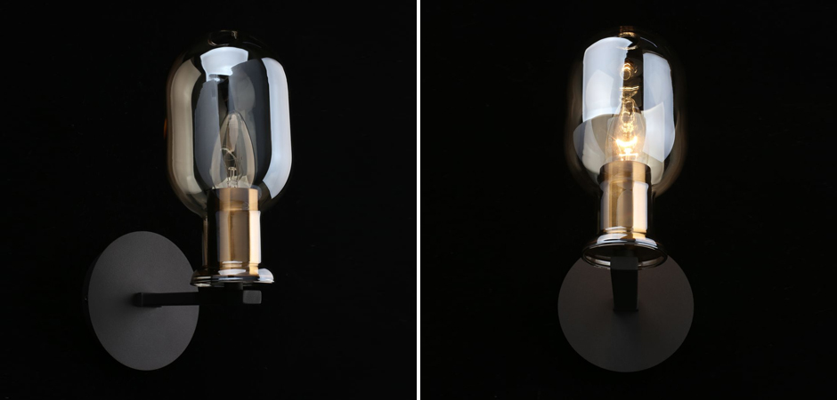 Бра c овальным плафоном Champagne Glass Бра c овальным плафоном Champagne Glass - Loft-Concept в Самаре