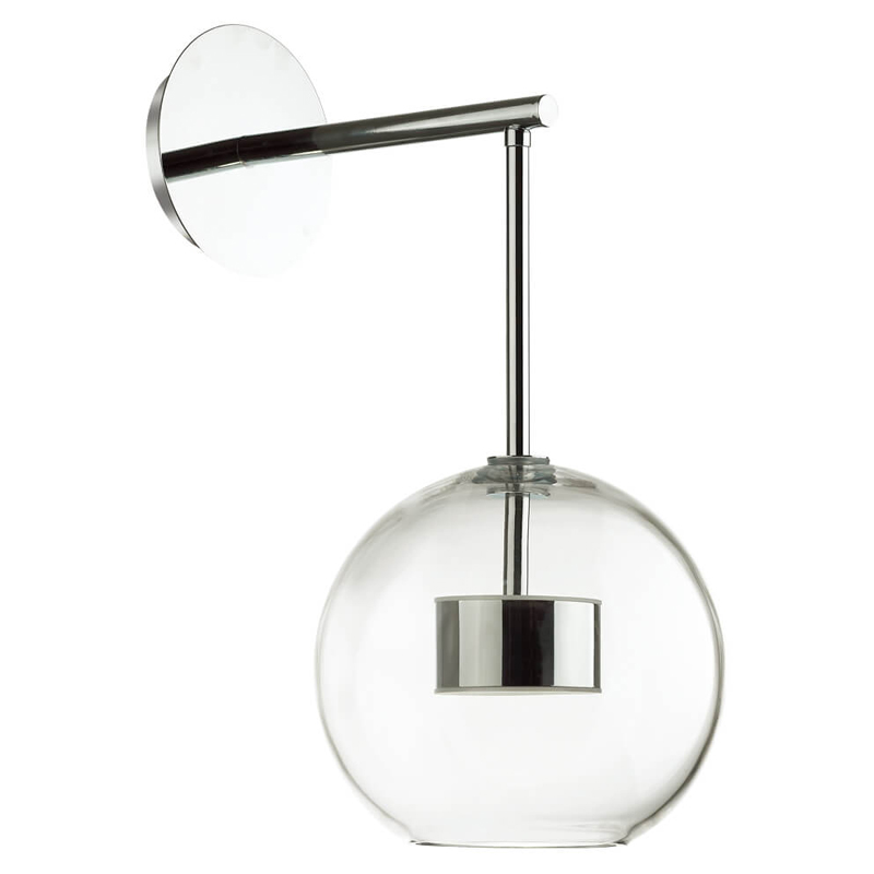 Бра Transparent Bubble Sconce chromium Прозрачный Хром в Самаре | Loft Concept 