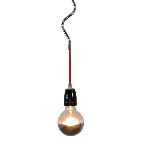 Подвесной светильник Spinner Bulb Black Chrome Черный в Самаре | Loft Concept 