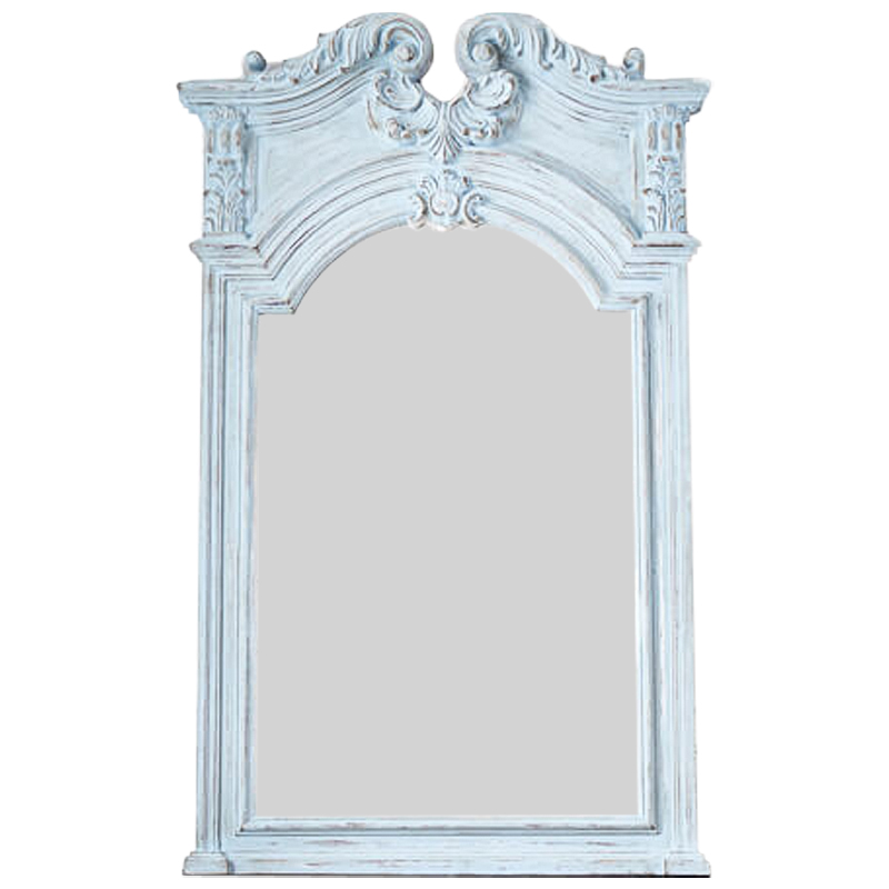 Зеркало Lupescu Mirror Pastel Blue Винтажный голубой в Самаре | Loft Concept 