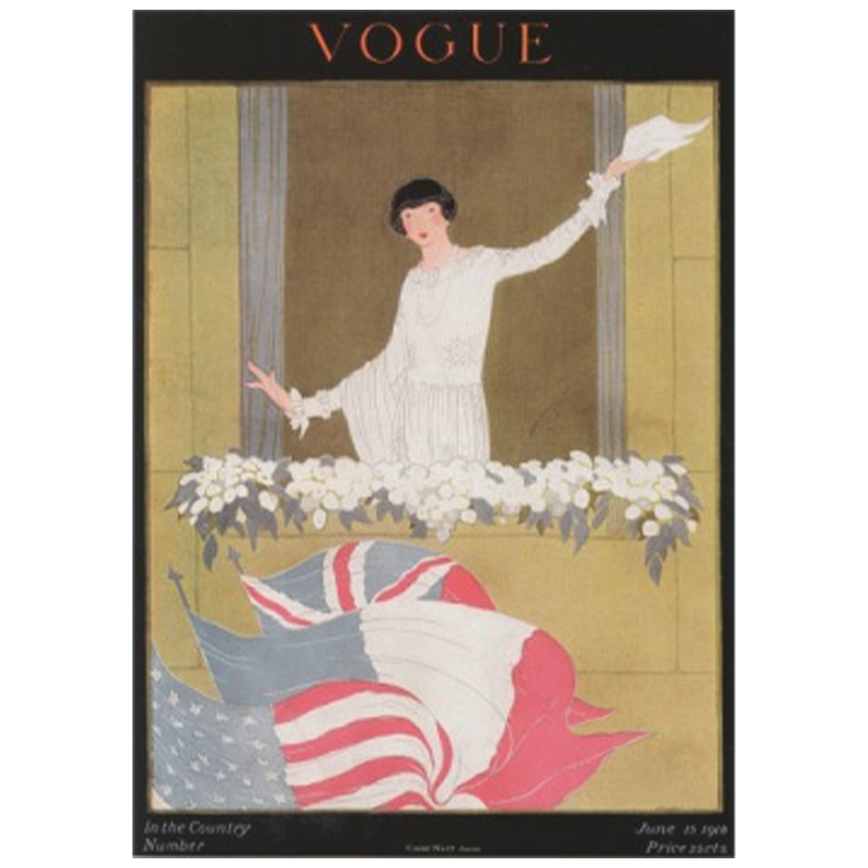 Постер Vogue Cover 1918 June  в Самаре | Loft Concept 