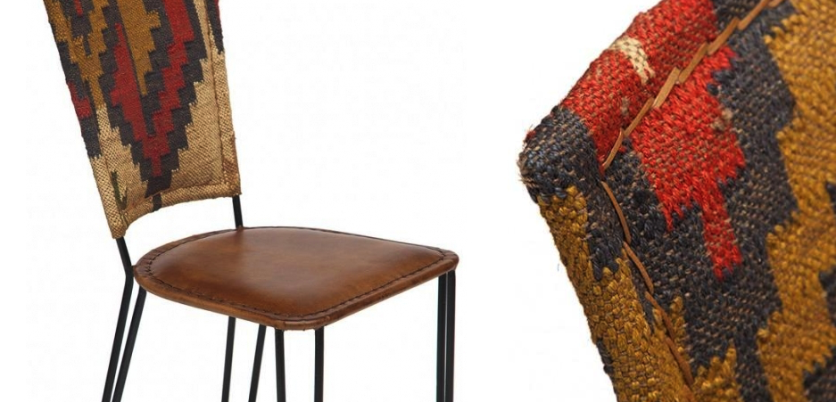 Стул кожаный Kelim Pattern Стул кожаный Kelim Pattern - Loft-Concept в Самаре
