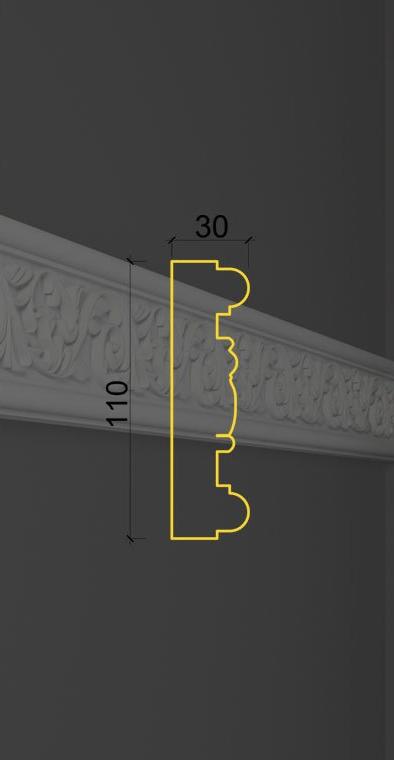 Молдинг с орнаментом MO-20 в Самаре