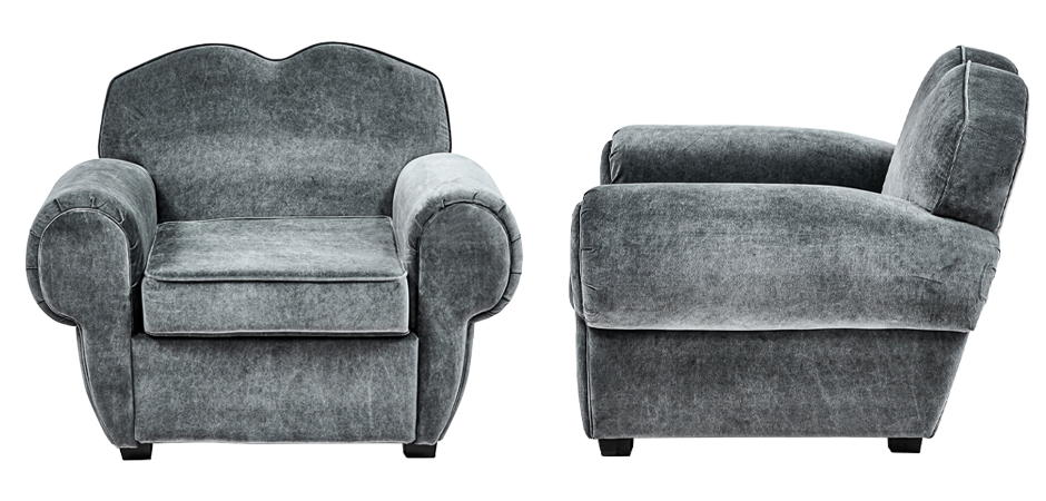Кресло Braganza Chair Gray Кресло Braganza Chair Gray - Loft-Concept в Самаре