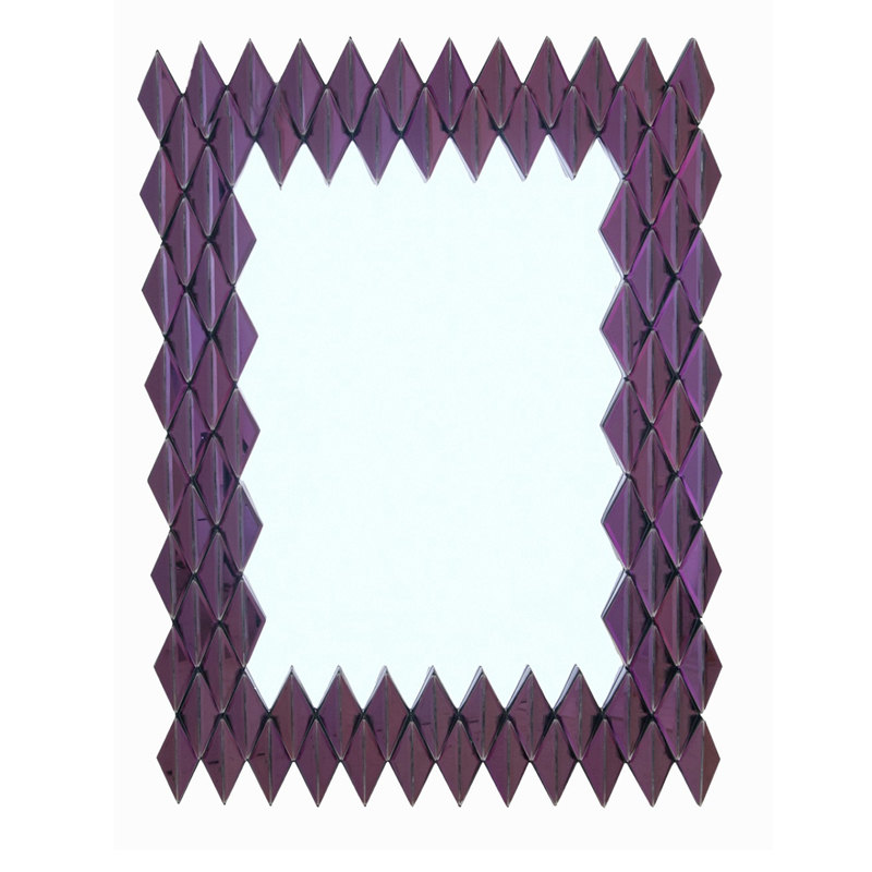 Зеркало Purple Rhombuses Mirror Фиолетовый в Самаре | Loft Concept 