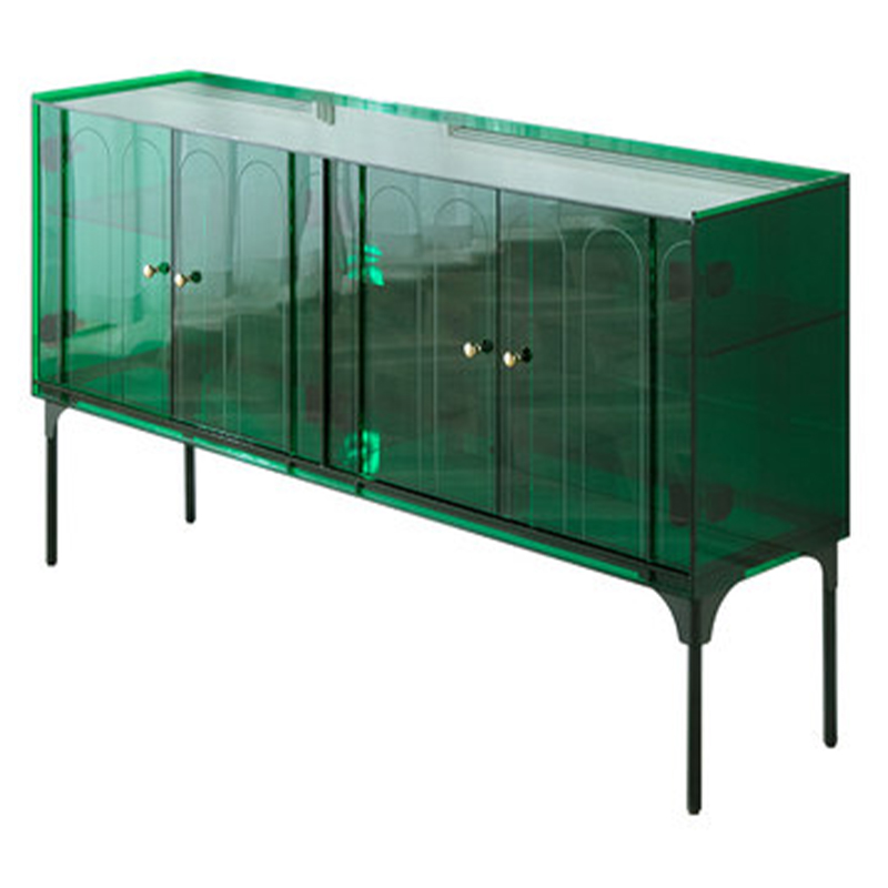 Зеленый комод из акрила Green Acrylic Furniture Chest of Drawers Зеленый в Самаре | Loft Concept 