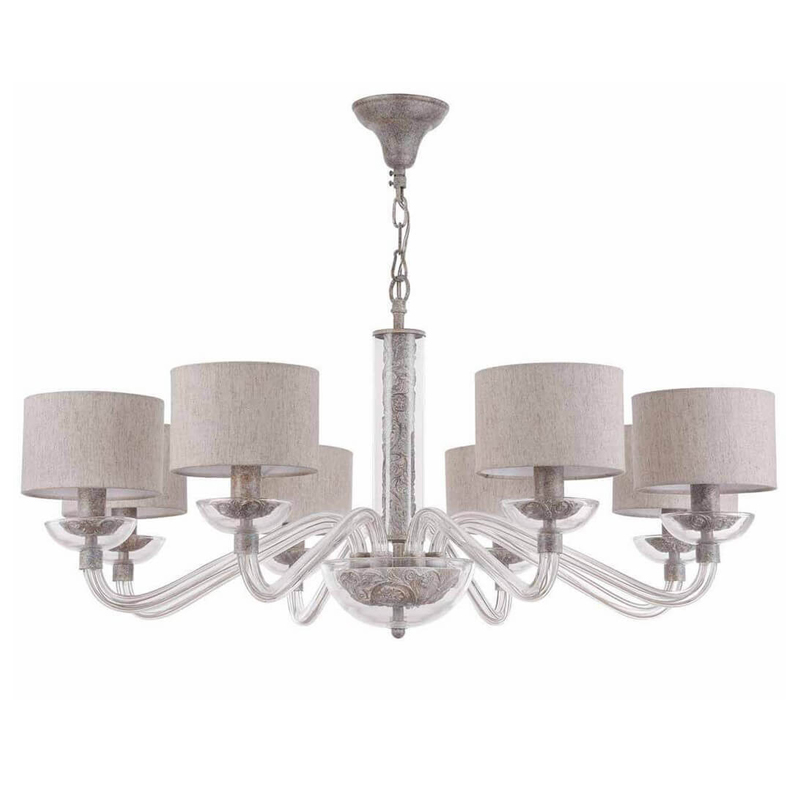 Люстра Sabella Light Chandelier 8 lamp Серый в Самаре | Loft Concept 