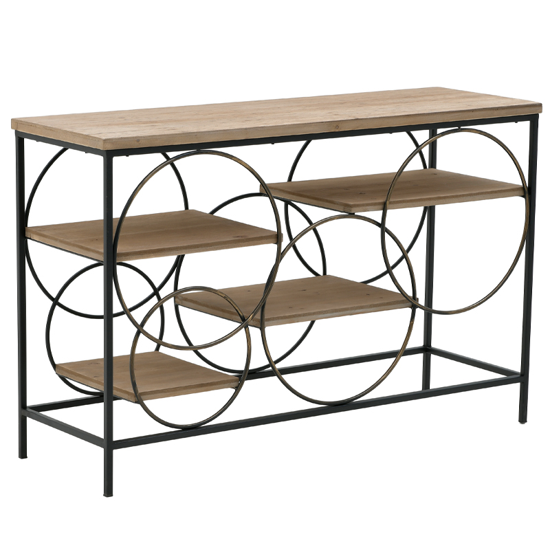 Консоль Circles Loft Console Черный Бежево-серый в Самаре | Loft Concept 