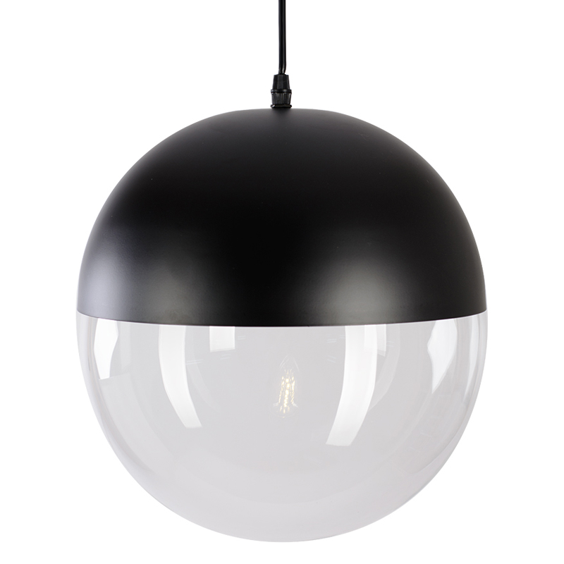 Подвесной светильник pendant lamp SPHERE 1 Черный Прозрачное Стекло в Самаре | Loft Concept 