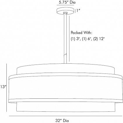 Люстра Arteriors UTTERSON CHANDELIER в Самаре