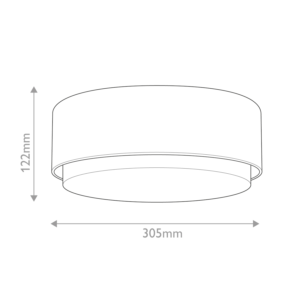 Потолочный светильник круглой формы с белым матовым плафоном Hinkley в Самаре