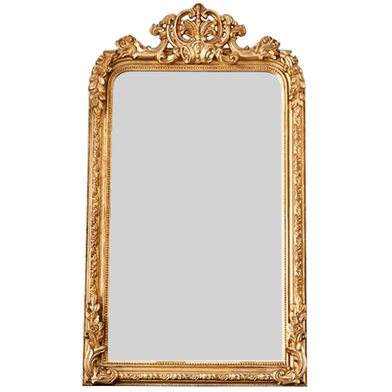 Зеркало Aged Gold Mirror Винтажное Светлое Золото Античное зеркальное стекло в Самаре | Loft Concept 