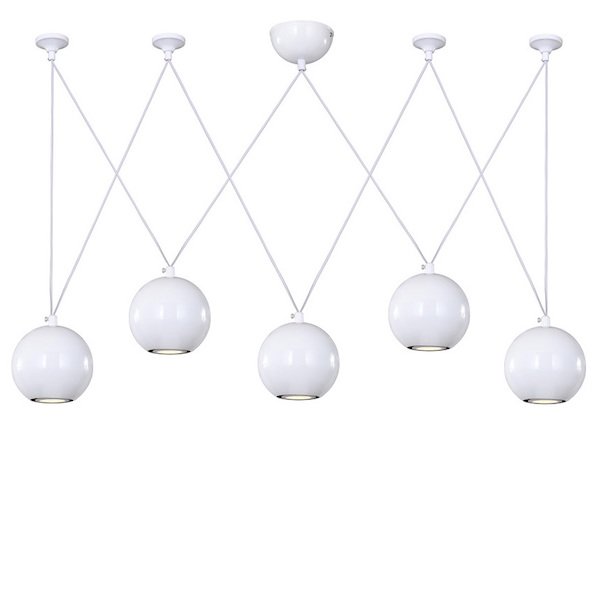 Подвесной светильник Multisphere Pendant White 5  в Самаре | Loft Concept 