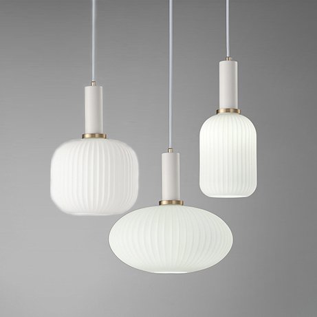 Подвесной светильник Ferm Living chinese lantern White Белый Золотой в Самаре | Loft Concept 