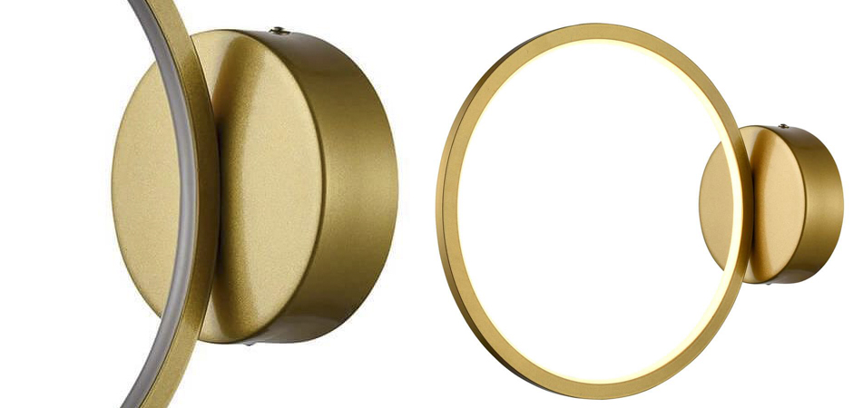 Бра Luminous Ring Gold Bra Бра Luminous Ring Gold Bra - Loft-Concept в Самаре