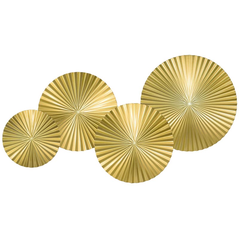 Арт-объект Apollo Gold Wall Plaque Disc 4 Золотой в Самаре | Loft Concept 