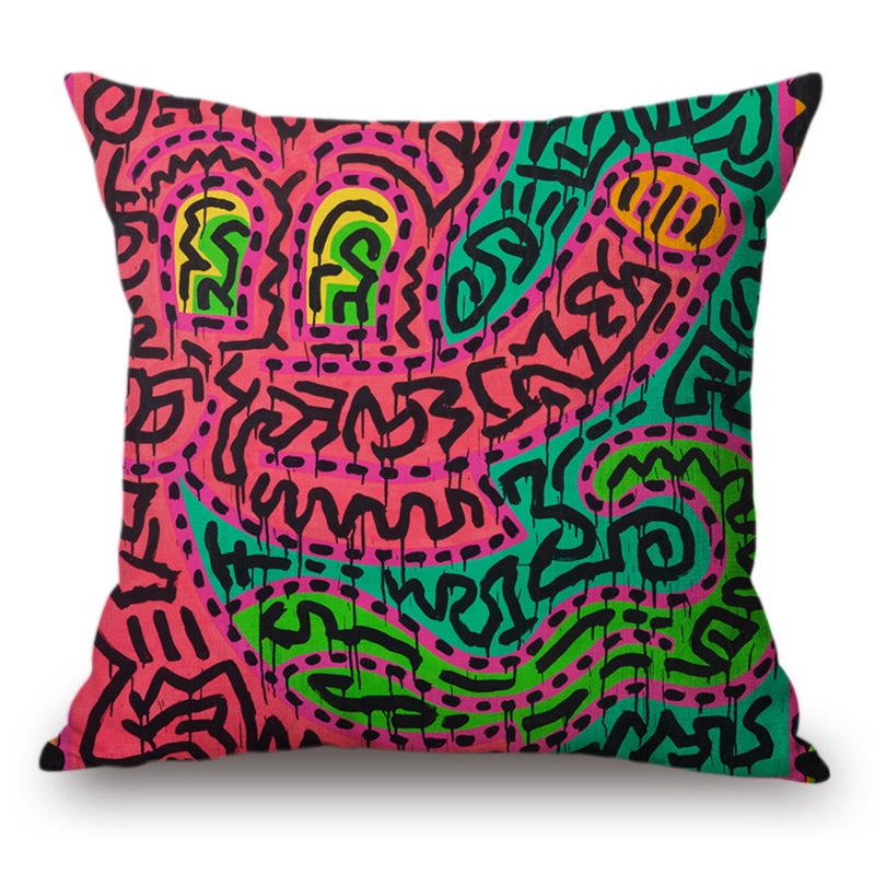 Подушка Keith Haring 15 Мульти в Самаре | Loft Concept 