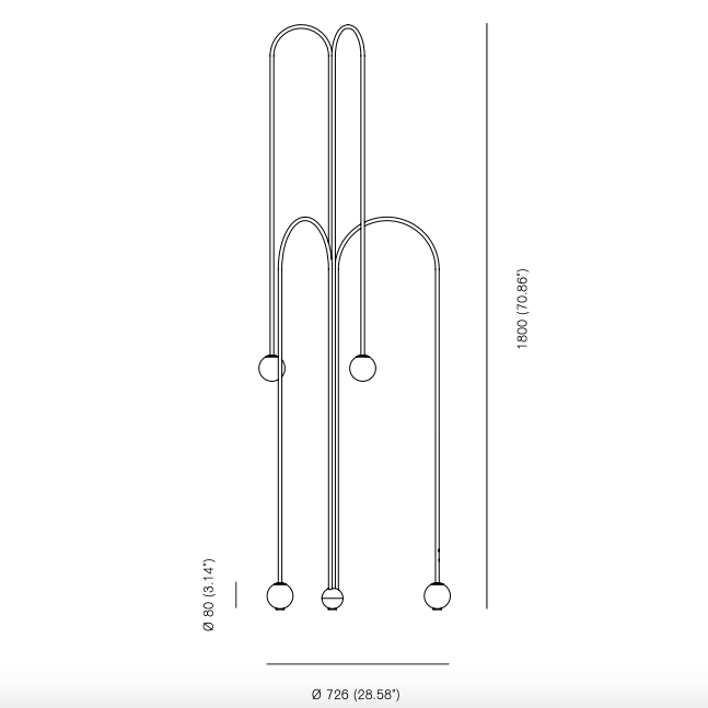 Торшер Michael Anastassiades Fontana Amorosa Crossette в Самаре