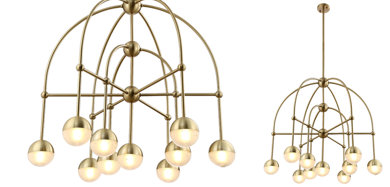 Люстра Heidy Bronze Chandelier 10 - фото