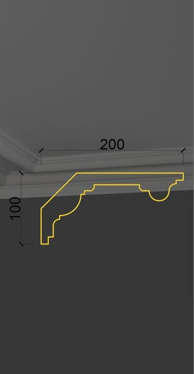 Гладкий карниз KT-20 Гладкий карниз KT-20 в Самаре