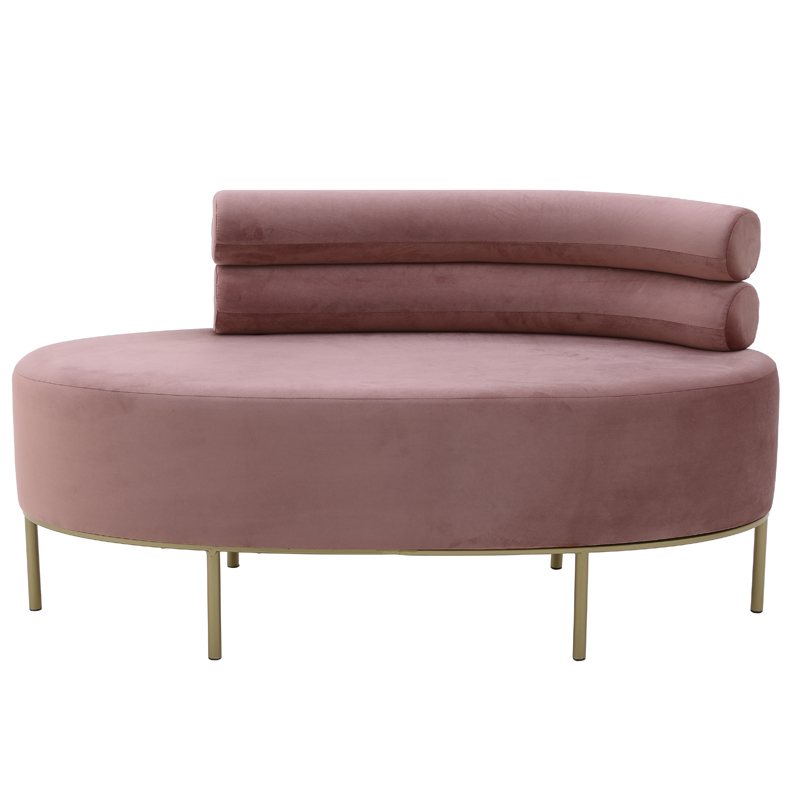 Кушетка Fening Lounge Pink Розовый Золотой Кушетка Fening Lounge Pink Розовый Золотой в Самаре | Loft Concept