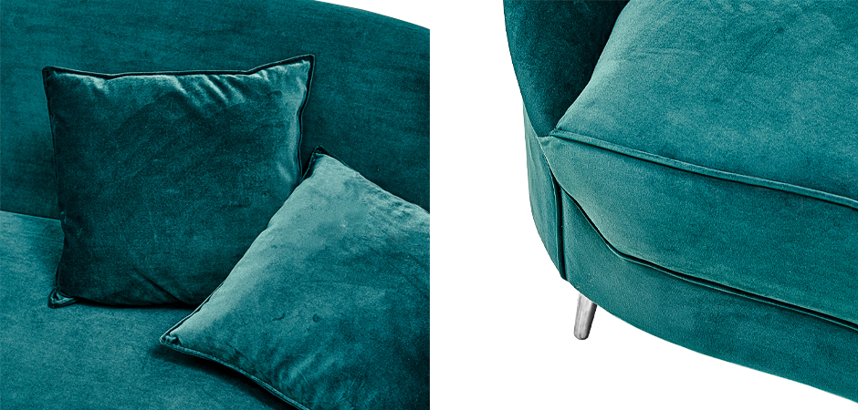 Диван Paulet Sofa Изумрудный велюр Диван Paulet Sofa Изумрудный велюр - Loft-Concept в Самаре