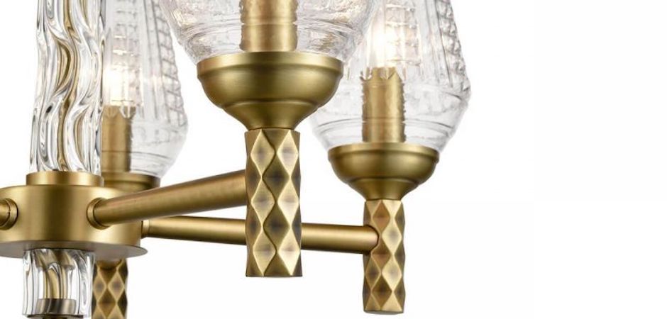Люстра Ribbed Chandelier Люстра Ribbed Chandelier - Loft-Concept в Самаре
