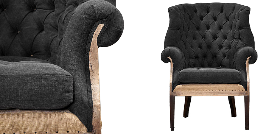 Кресло Gamilton Armchair Graphite Кресло Gamilton Armchair Graphite - Loft-Concept в Самаре