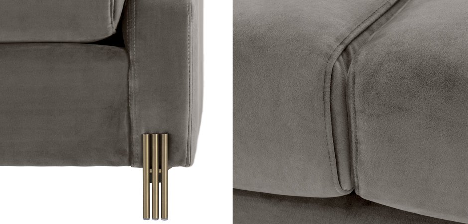 Диван Eichholtz Sofa Candice grey Диван Eichholtz Sofa Candice grey - Loft-Concept в Самаре