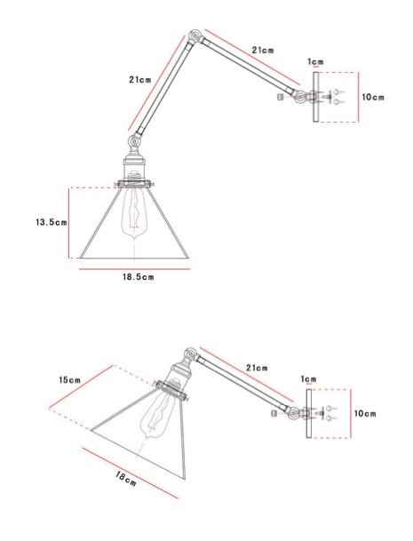 Бра Gloce Cone Shade Loft Industrial Glass в Самаре